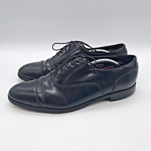 Florsheim Albany STI TIP B Black Leather Oxfords 20363 Men's 9.5D Lace Up Shoes