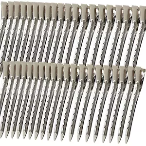 40 PCS 3.5 Inch Duck Billed Clips,Metal Alligator Curl Hair Clips with Holes for - Picture 1 of 12