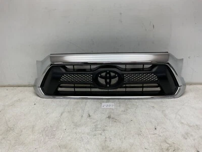 *DAMAGED* 2012 2013 2014 2015 Toyota Tacoma Front Upper Grille W/O Emblem OEM Foto 1 de 4