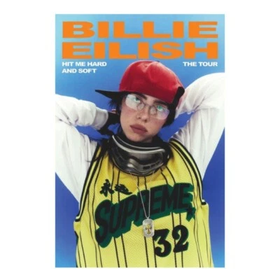 Billie Eilish HIt Me Tour Poster - Music Poster Wall Decor - Image 1 of 4