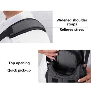 Small Camera Bag Case Canvas DSLR Camera Shoulder Messengers Slings Storage Bag - Picture 1 of 8