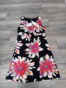 Laura Ashley ladies stretch floral dress size 20 nwt £75 wedding party - Picture 1 of 2
