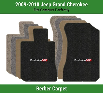 Alfombrillas de primera fila Lloyd Berber para Jeep Grand Cherokee '09-10 con logotipo SRT 8 Foto 1 de 4