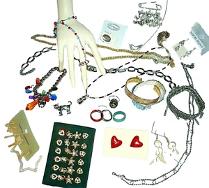 24 x schöne ModeSchmuck Stücke silber gold Paket MIX Adventskalender NEU + TOP - Bild 1 von 10