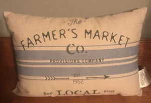 The Farmer's Market CO. 14x20 KISSEN LANDHAUS AKZENT WERFEN KISSEN NEU - Bild 1 von 2
