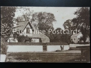 c1909 - SWISS COTTAGE, FAIRWATER - showing what looks like gardeners at work - Picture 1 of 1