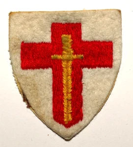 BRITISH MILITARY CAP BADGES, British First Army Formation Sign, WW2 - Picture 1 of 2