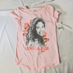 Hybrid Apparel Pink Short Sleeve Graphic Tee Selena Medium - Picture 1 of 4