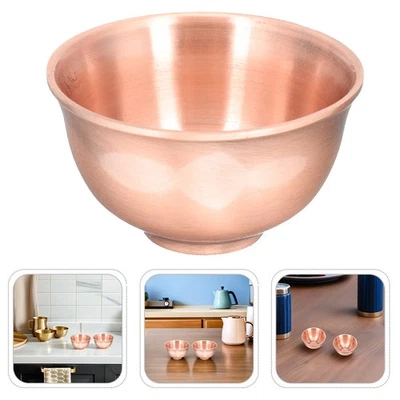  Tazas de té tradicionales retro chinas tazas de té vintage de cobre kung fu 2 piezas Foto 1 de 4