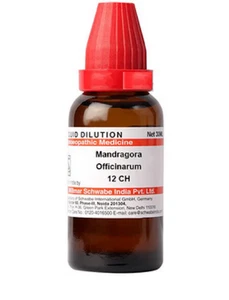 Dr Willmar Schwabe India Mandragora Officinarum 12 CH Dilution 30 ml - Picture 1 of 3