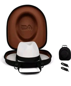 Anysiny Custodia Porta Cappello per Viaggio-Schiacciamento Cowboy Fedora Box Nero-Rosso - Foto 1 di 6