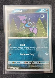 Zubat ERROR REVERSE HOLO BLEED 027/064 Pokemon TCG Card SFA Near Mint NM - Picture 1 of 2
