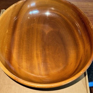 Zedernholz Myrtenholz 12"x3" Schüssel Canyon FLUSSHOLZ mit Etikett - Bild 1 von 4