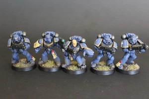 Painted Games Workshop Warhammer 40k: Space Marine - Tactical Squad Ultramarine - Bild 1 von 1