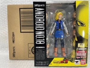 S.H.Figuarts Android 18 Actionfigur Dragon Ball Z Bandai Import - Bild 1 von 10