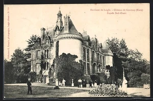 CPA Gournay, le Chateau, Facade Sud-Ouest 1906 - Picture 1 of 2
