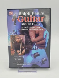"Ralph Paul's Guitar Made Easy" 3 DVD Set, Learn To Play Guitar Like A Pro - Picture 1 of 6