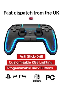 🎮 Zerostick High-end PS5 Wireless Controller–Hall Effect, Anti stick-drift 🎮 - Picture 1 of 13
