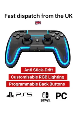 🎮 Zerostick High-end PS5 Wireless Controller–Hall Effect, Anti stick-drift 🎮 - Image 1 of 4