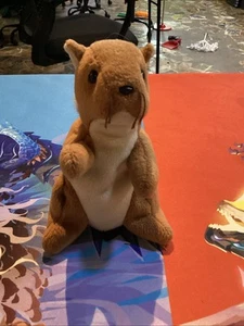 Ty Beanie Baby Brown Nuts The Squirrel Stuffed Animal Plush Missing Main Tag - Picture 1 of 2