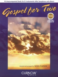 Gospel for Two Duets for Eb Instruments Alto Sax Sheet Music Curnow Book CD Pack - Picture 1 of 1