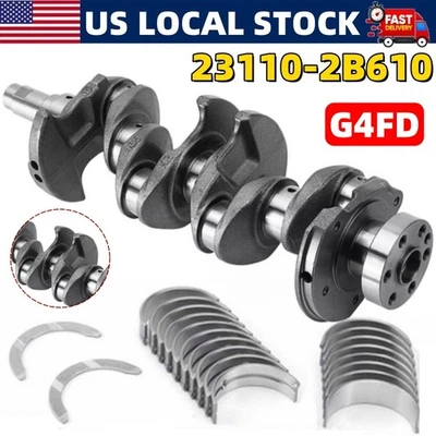 23110-2B610 Crankshaft & Main Rod Bearing Set For 2010-16 Hyundai Accent Kia Rio - Image 1 of 4
