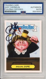 2016 Topps Garbage Pail Kids Insane Jane Judge Judy Sheindlin SIGNIERT PSA DNA COA - Bild 1 von 2