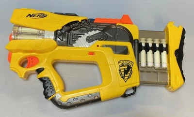 Hasbro NERF N-Strike Firefly REV-8 Glow Charge Dart Blaster 2005 Great Condition - Image 1 of 4