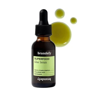 Brandefy Superfood Glow Serum Kale & Vitamin Complex, Hyaluronic Acid 1fl OZ - Picture 1 of 7