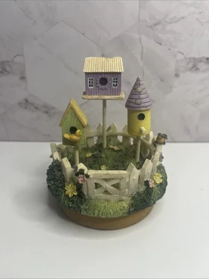 Yankee Candle Our America Birdhouse Jardín Vela Topper Valla Blanca EE. UU. Decoración R Foto 1 de 4