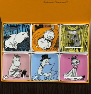 Moomin Petit Teller Set Keramik Mini Quadrat Yamaka Shoten Pottery - Bild 1 von 4