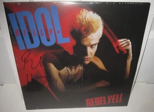 BILLY IDOL SIGNED REBELL YELL ALBUM VINYL EXPANDED EDITION ROCK PUNK AUTOGRAPH - Picture 1 of 4