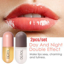 2pcs DEROL Lip Plumper Extreme Gloss Plump Volume Lips Moisturizing Maximizer
