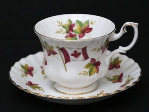 Royal Albert From Sea to Sea Canada Teacup & Saucer Bone China England - Picture 1 of 7