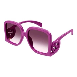 Gucci Ladies Sunglasses Fuchsia Pink Oversized GG 1326 S 004 58mm New - Picture 1 of 5