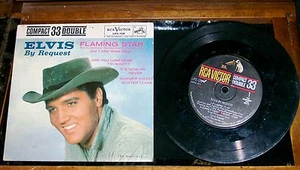 Elvis By Request Flaming Star RCA Victor LPC-128 Compact 33 Double Rare - Picture 1 of 4