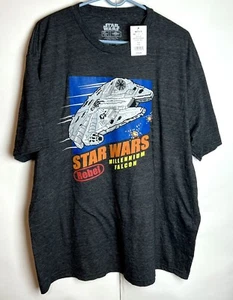 Maglietta Star Wars REBEL Millennium Falcon grafica - Uomo 2XL - Nintendo - Foto 1 di 4