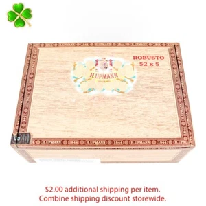 H. Upmann 1844 classic Robusto Empty Wood Cigar Box 8" x 5.5" x 3" - Picture 1 of 12