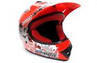 Armor (AKC-49) Youth Small DOT Certified Full Face Red ATV Dirt Bike Helmet