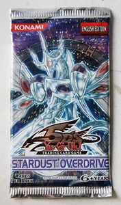 YU GI OH! STARDUST OVERDRIVE SEALED BOOSTER PACK ENGLISH EDITION NEW ! - Picture 1 of 2