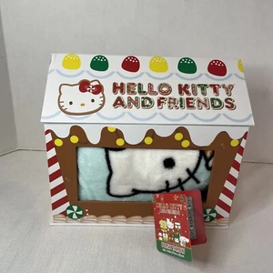 Hello Kitty And Friends Christmas Gingerbread Throw 46”x60”Blanket And Box - Picture 1 of 9