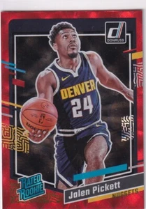 Donruss 2023-24 NBA No. Sandwiches 217 Jalen Pickett Rated Rookie Red Laser - Picture 1 of 2