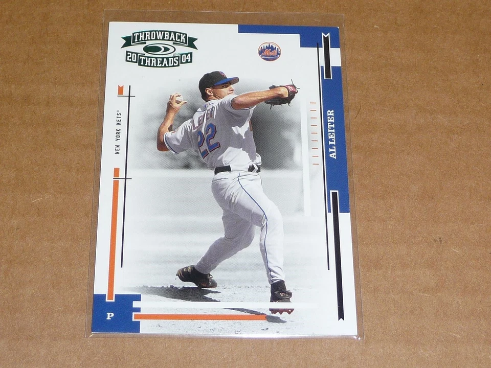 2004 Donruss Throwback Threads AL LEITER GREEN PARALLEL METS /25 M6631 - Image 1 of 1