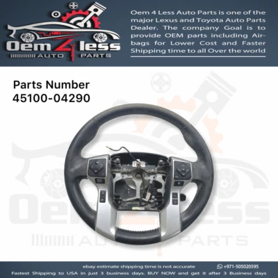 Volante Toyota Tundra 2014, 2015, 2016, 2017 2018 a 2021 OEM 45100-04290 Foto 1 de 4