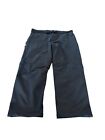 Macpac Men's Hiking Pants Size 3XL Black Pockets Water Resistant