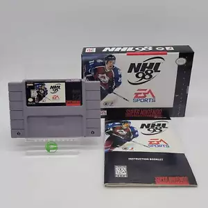 NHL 98 (Super Nintendo SNES, 1997) CIB - Picture 1 of 10