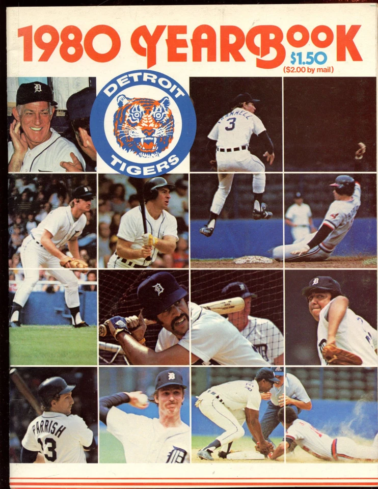 1980 Detroit Tigers Yearbook - Image 1 of 1