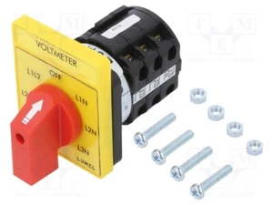 1 piece, Switch: voltmeter cam switch PKT4-C43LXXXOFY000 /E2UK - Picture 1 of 9