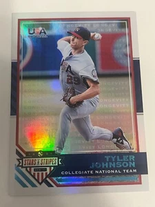 Tyler Johnson 2017 Panini Stars & Stripes USA Baseball #8 HOLO Longevity #'d/99 - Bild 1 von 1