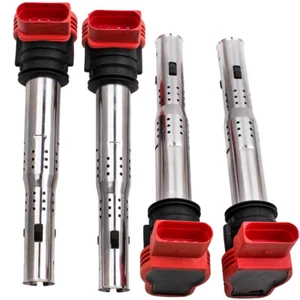 Electronic Ignition Coil Pack for Audi A3 8P Quattro FWD 2006-14 A4 A5 A6 A8 x4 - Picture 1 of 12